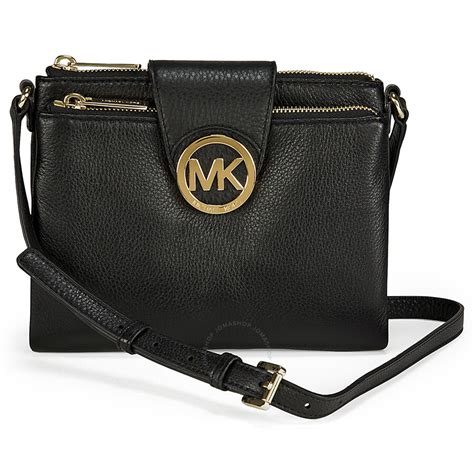 michael kors fulton crossbody leather bag|Michael Kors burgundy crossbody bag.